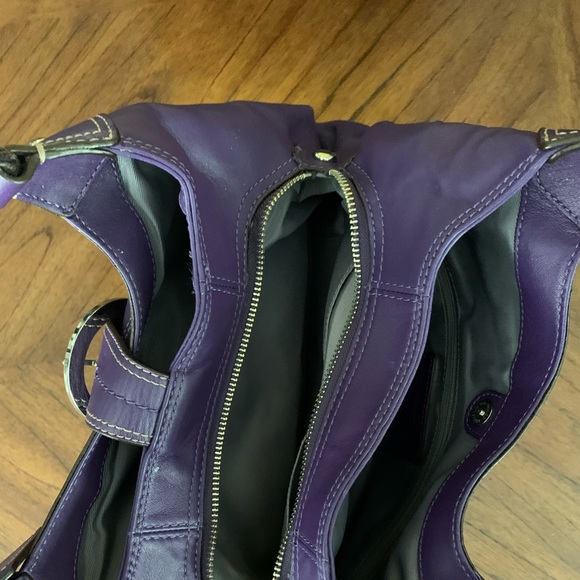 *SOLD*. Purple Coach Purse - Picture 9 of 9